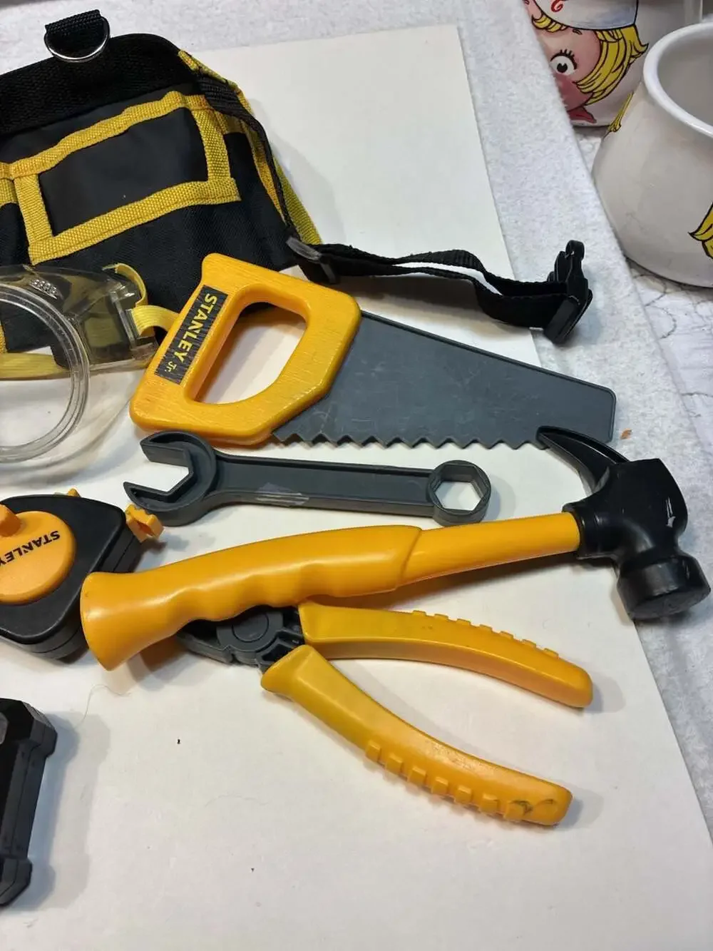 Stanley Jr. Kids Pretend Play Toolbox and Tool Set